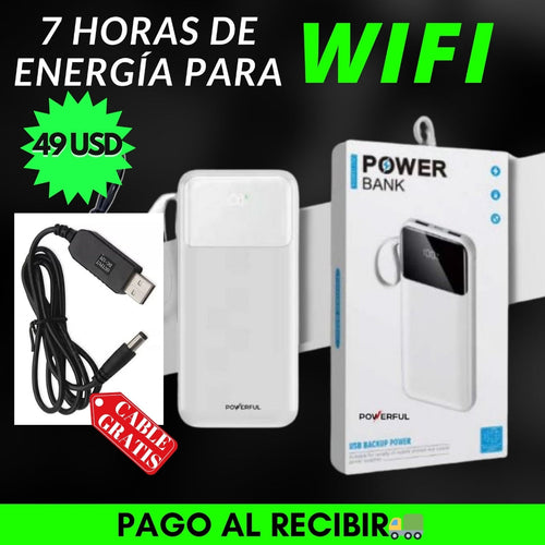 POWER BANK -10000MAH + CABLE (GRATIS)🔋
