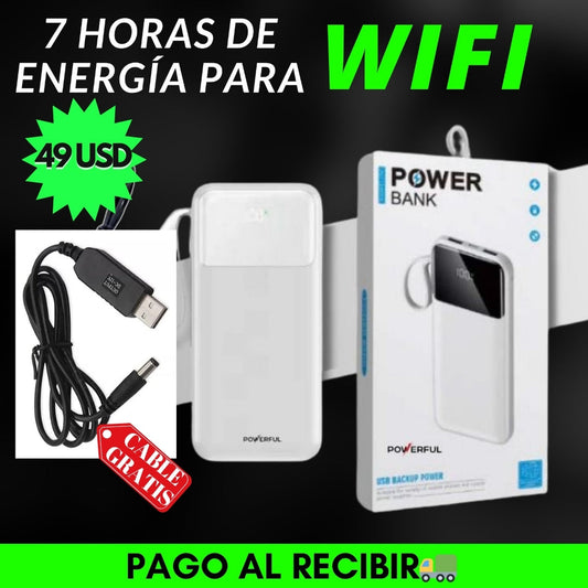 POWER BANK -10000MAH + CABLE (GRATIS)🔋