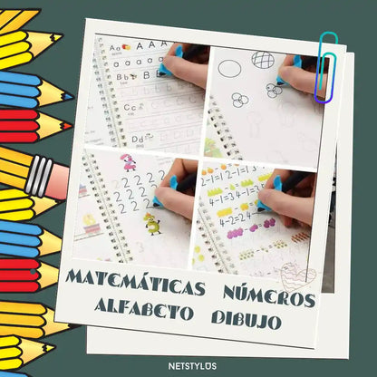 1 SET DE 4 LIBROS DE CALIGRAFIA⭐⭐⭐