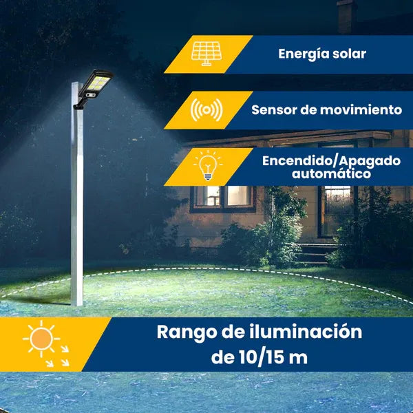 2 LAMPARAS SOLARES MINI PARA EXTERIORES-180 WATTS🔦