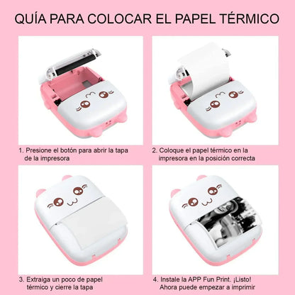 MINI IMPRESORA TERMICA-RECARGABLE✅