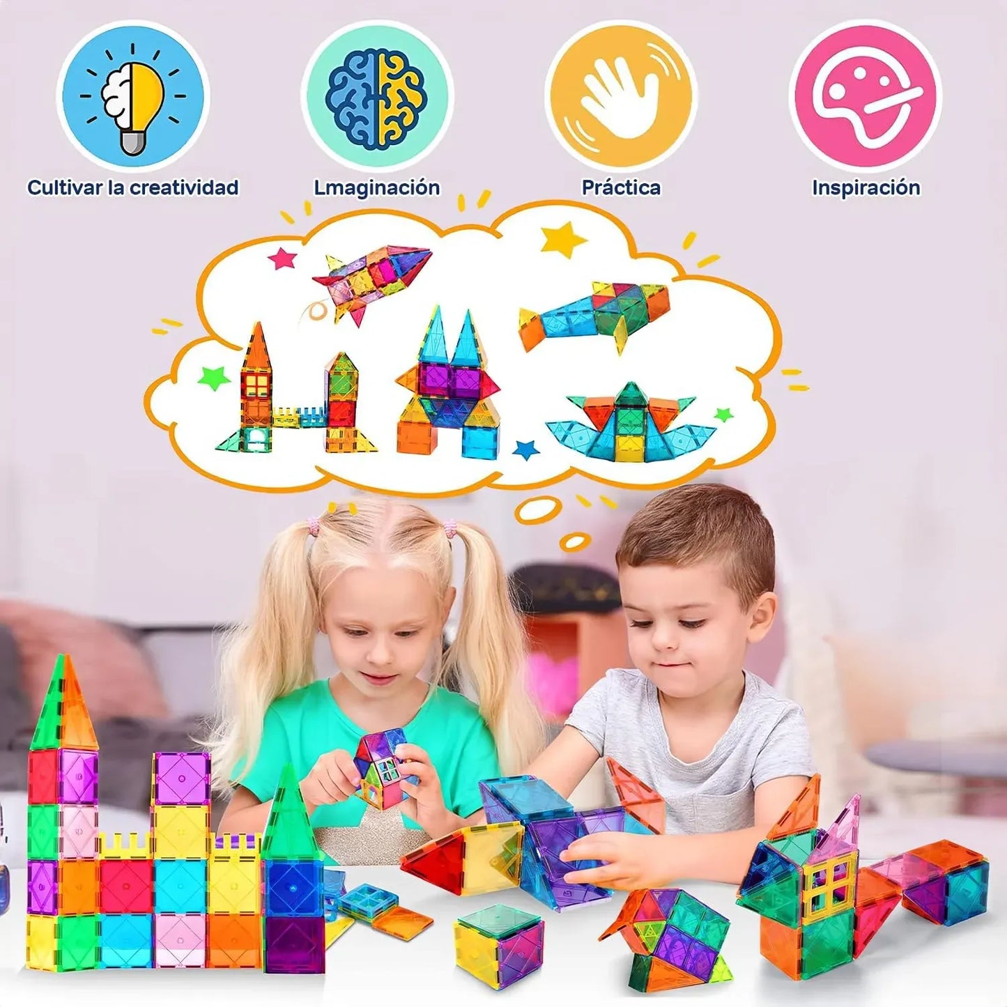 BLOQUES MAGNETICOS -22 PIEZAS📚