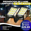 2 LAMPARAS SOLARES MINI PARA EXTERIORES-180 WATTS🔦