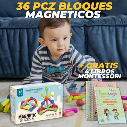 BLOQUES MAGNETICOS- MONTESORRI✅