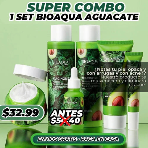 1 KIT DE BIOAQUA AGUACATE-100% ORIGINAL