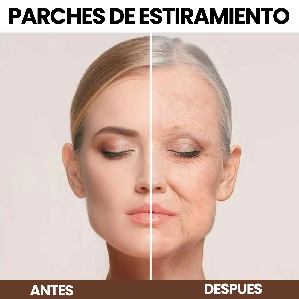 2 CAJAS DE 100 PARCHES ESTIRAMIENTO FACIAL⭐⭐⭐