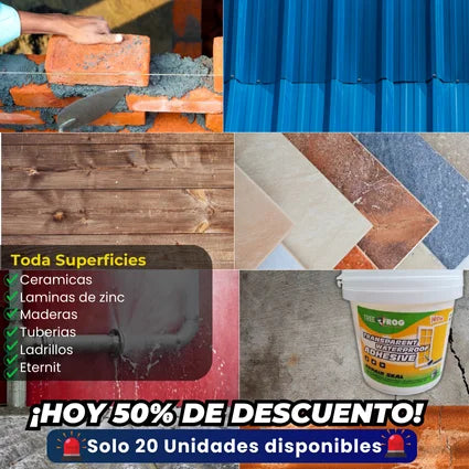 PEGAMENTO IMPERMEABLE PARA SUPERFICIES (1 LITRO)✅