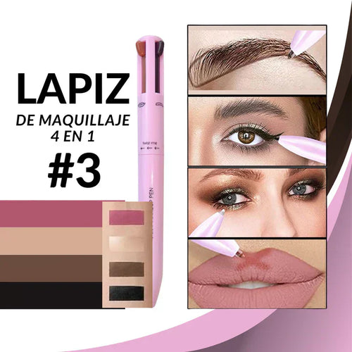 BOLIGRAFO DELINEADOR 4 EN 1 💋