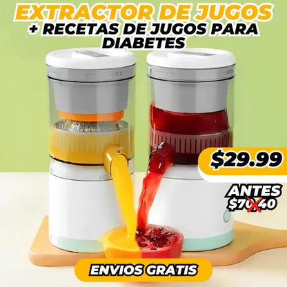 EXTRACTOR DE JUGOS  + RECETAS DE JUGOS DIETETICOS (DIGITALES)✅