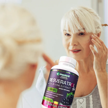 RESVERATROL -1600 MG🫐 + GUIA DIGITAL RECETAS (GRATIS)