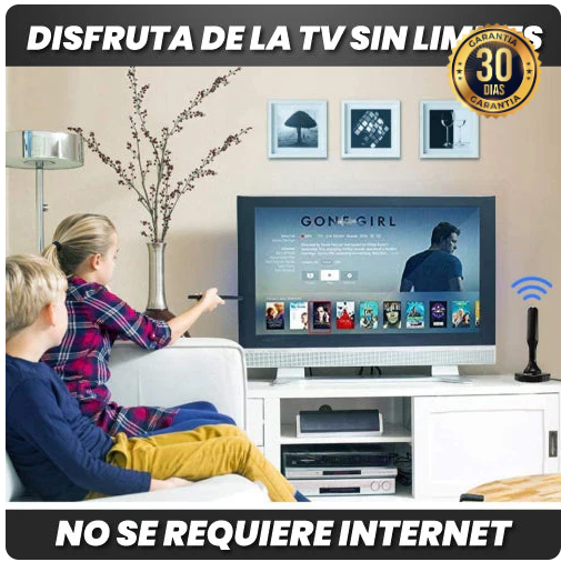 ANTENA HD + CONTROL REMOTO