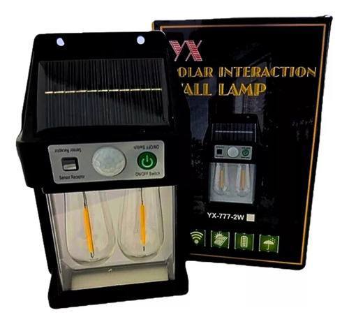 MINI LAMPARA SOLAR  FOCOS RECARGABLE - 400 WATTS🔦