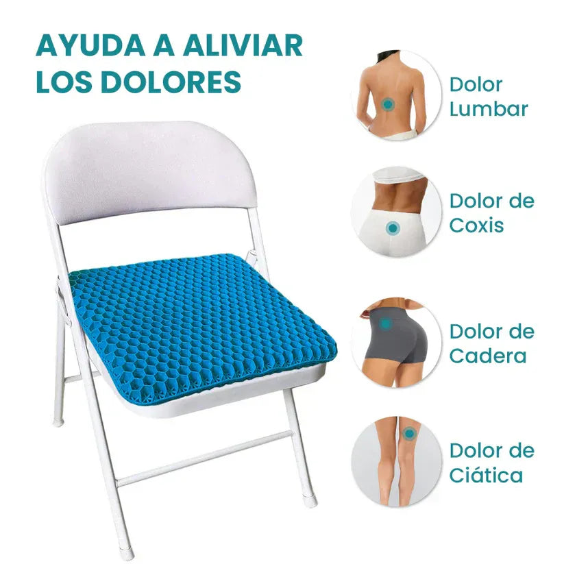 COJIN ORTOPEDICO DE GEL + PARCHES KINOKI (GRATIS)✅