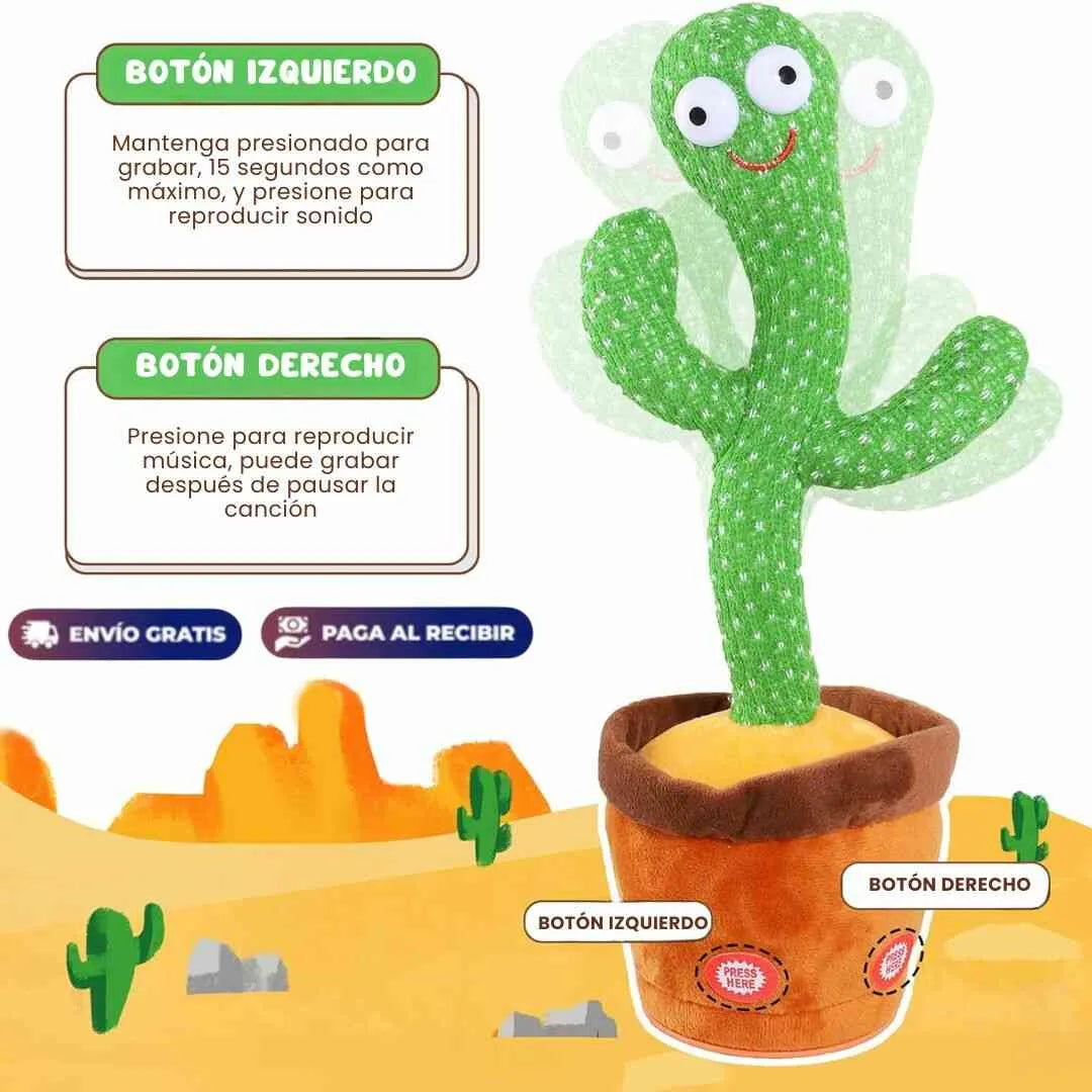 CACTUS BAILARIN🌵-PARA LOS PEQUEÑOS DE LA CASA👶